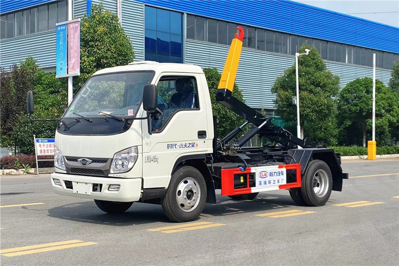 國(guó)六 藍(lán)牌 福田柴油 3-4方 勾臂垃圾車