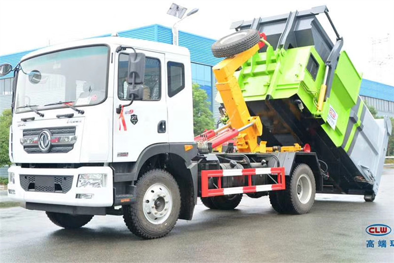 國(guó)六東風(fēng)D9套臂垃圾車